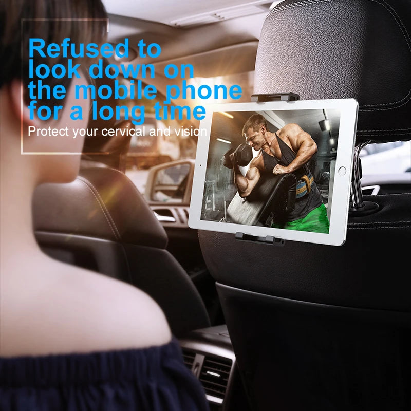 Baseus Back seat Mount Tablet Car Holder For iPad Air Mini Pro 2018 2020 11 12.9 10.2 Backseat Car Phone Holder Stand For iPhone