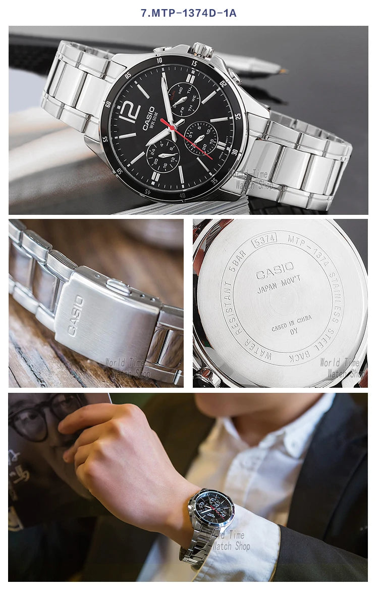 Casio watch men top brand luxury set quartz watch Waterproof men watch military Watch часы мужские relogio masc