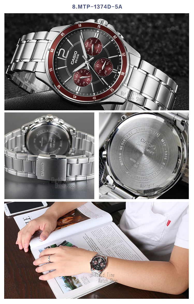 Casio watch men top brand luxury set quartz watch Waterproof men watch military Watch часы мужские relogio masc