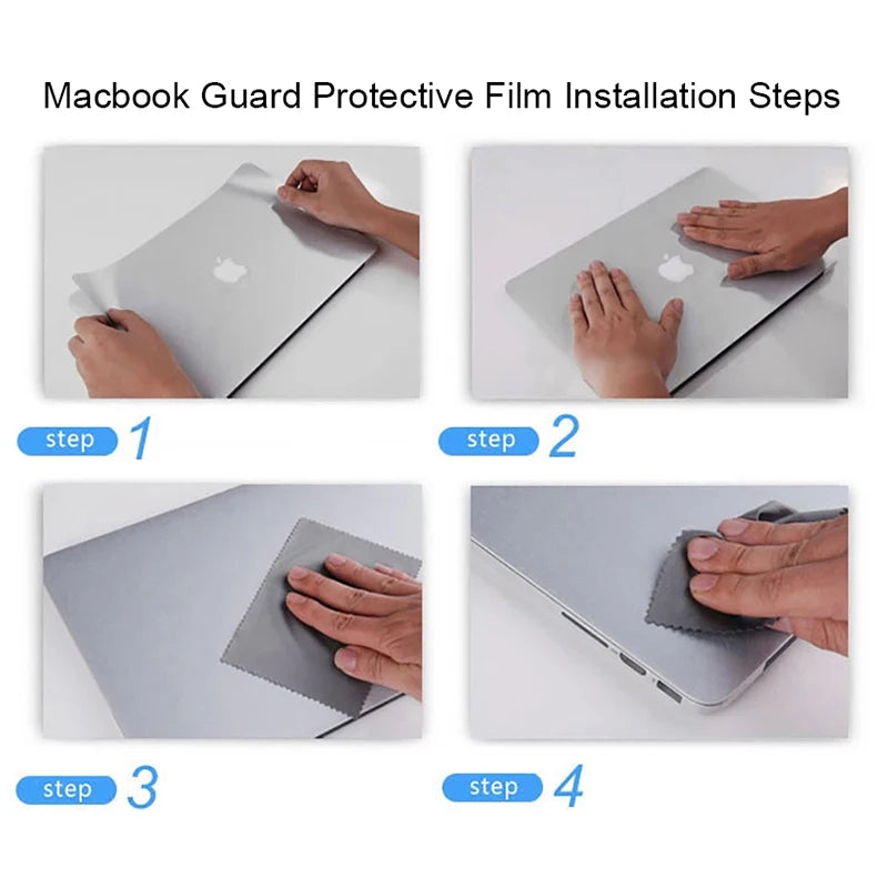 MTT Laptop Sticker For Macbook Air 13.6 2022 Pro 13 14 12 15 16 2020 Full Body Laptop Skin Vinyl Protector Stickers A2338 A2681