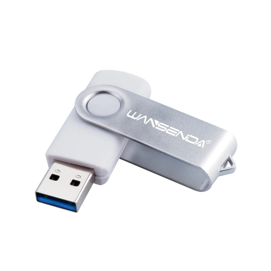 WANSENDA USB Flash Drive 3.0 Pen Drive 256GB 128GB 64GB 32GB 16GB 8GB 4GB Rotating Design Memory Stick Pendrive Cle USB Stick