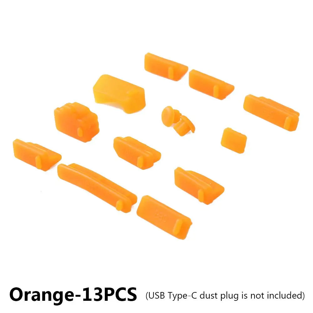 Colorful Universal RJ45 Interface Computer Accessories Laptop Anti Dust Plug Stopper USB Type-C Port Dustproof Cover