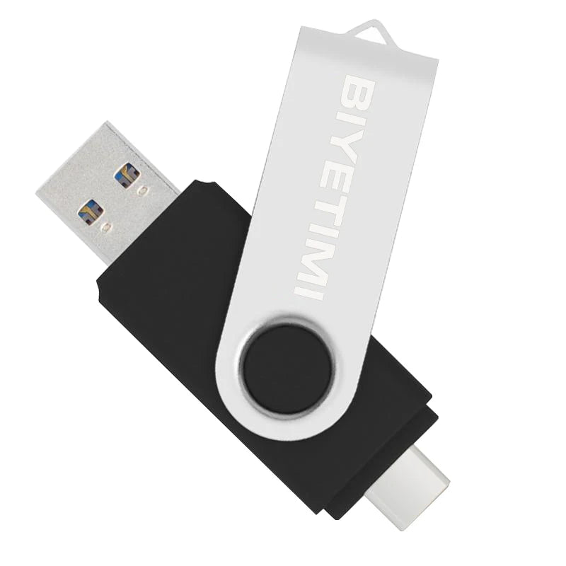 Biyetimi Type C usb flash drive 128GB OTG 2.0 64GB pen drive 32GB real capacity usb флэш-накопител memory stick for phone ＆ cPC