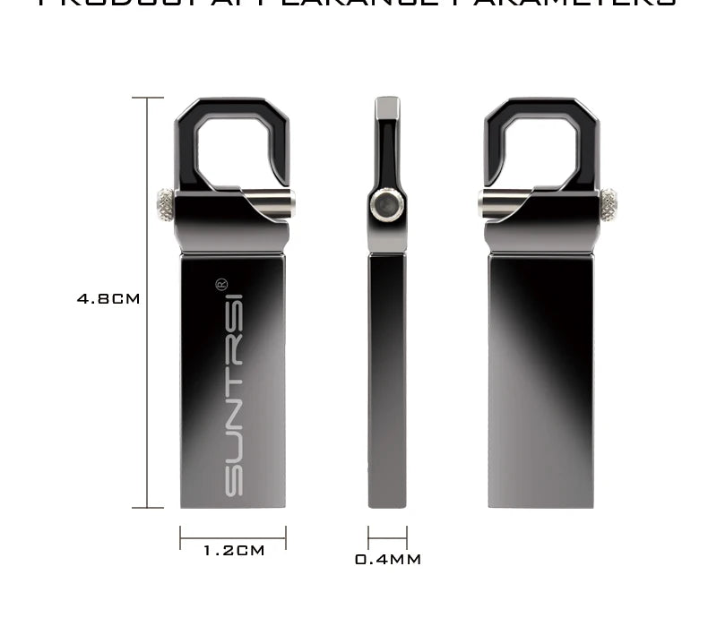 Suntrsi USB Flash Drive 64G 32gb pendrive16g 8G 128G Pen drive флешка waterproof  usb флэш-накопители 2.0 memory stick gift