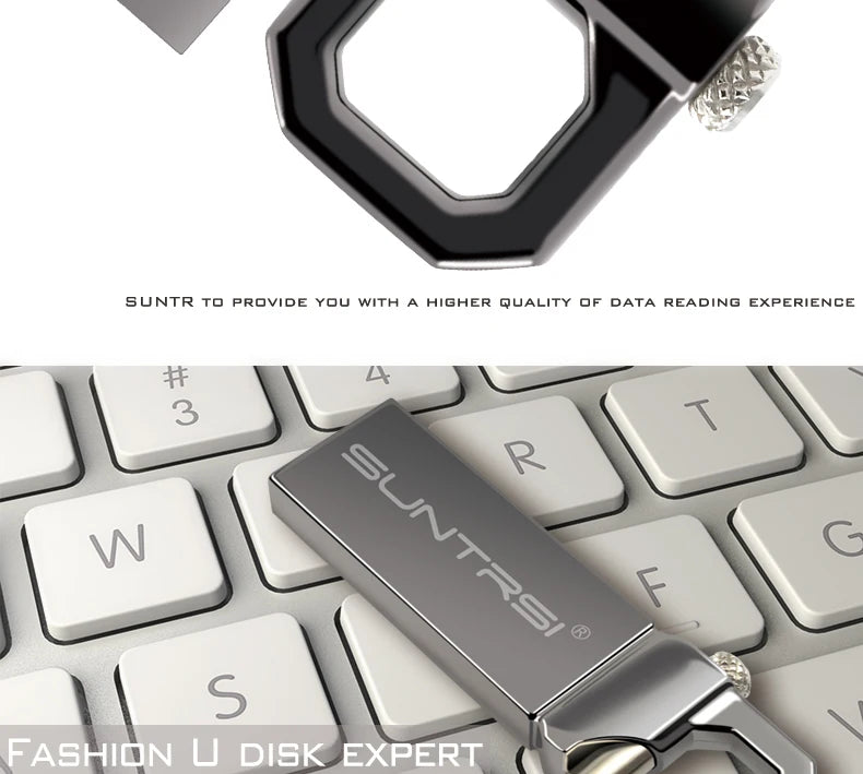 Suntrsi USB Flash Drive 64G 32gb pendrive16g 8G 128G Pen drive флешка waterproof  usb флэш-накопители 2.0 memory stick gift