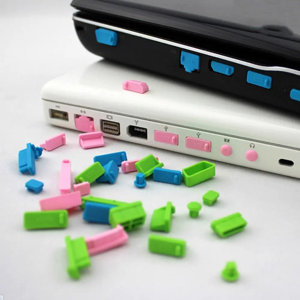 Colorful Universal RJ45 Interface Computer Accessories Laptop Anti Dust Plug Stopper USB Type-C Port Dustproof Cover