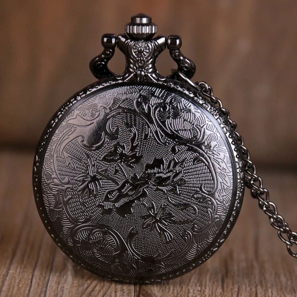 New Skull Quartz Pocket Watches Necklace Chain Pocket Watches For Mens Womens Antique Unisex Watch Best Gifts