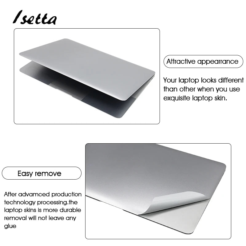 15.6 Laptop Skin sticker Silver Golden Laptop Protector Cover hp Fits for 10/12/13/14/15/17 inch Hp Dell Lenovo Asus Acer