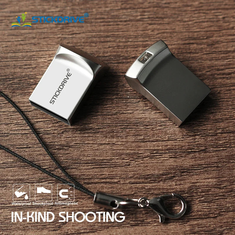Hot Sale Mini USB Flash Drive 16GB 32GB 64GB 128GB 256GB Pen Drive Memory Stick  U Disk 16 32 64 128gb Pendrive small Gift
