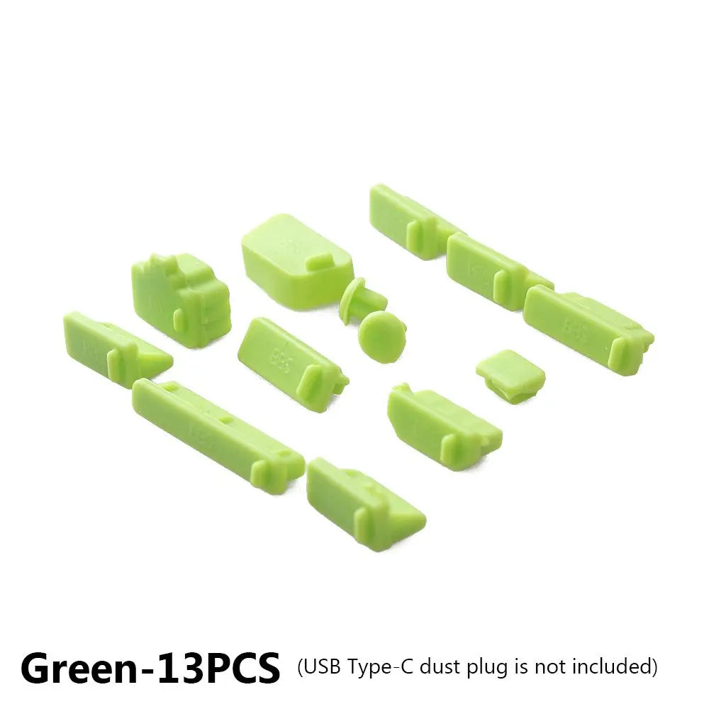 Colorful Universal RJ45 Interface Computer Accessories Laptop Anti Dust Plug Stopper USB Type-C Port Dustproof Cover