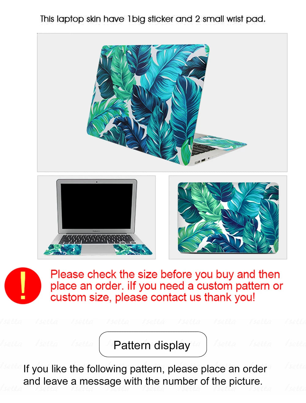 Animal Laptop Skin HP Protector 15.6 Cover Notebook Sticker Mackbook Art Decal for Dell Lenovo  Asus  Acer Customize Your Iamge