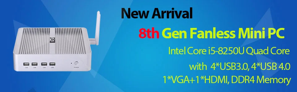 Partaker Industrial PC 14th Gen Ultra 5 125U Ultra 7 155U Win11 Pro 4K 3 x HD 3 x LAN Type-C Digital Signage Fanless AI Mini PC
