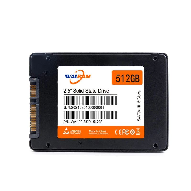 WALRAM Sata3 ssd 120GB 128GB 240GB 60GB 256GB 480GB 512gb 1TB Hdd 2.5 Hard Disk Disc Internal Solid State Drive ssd 120 gb