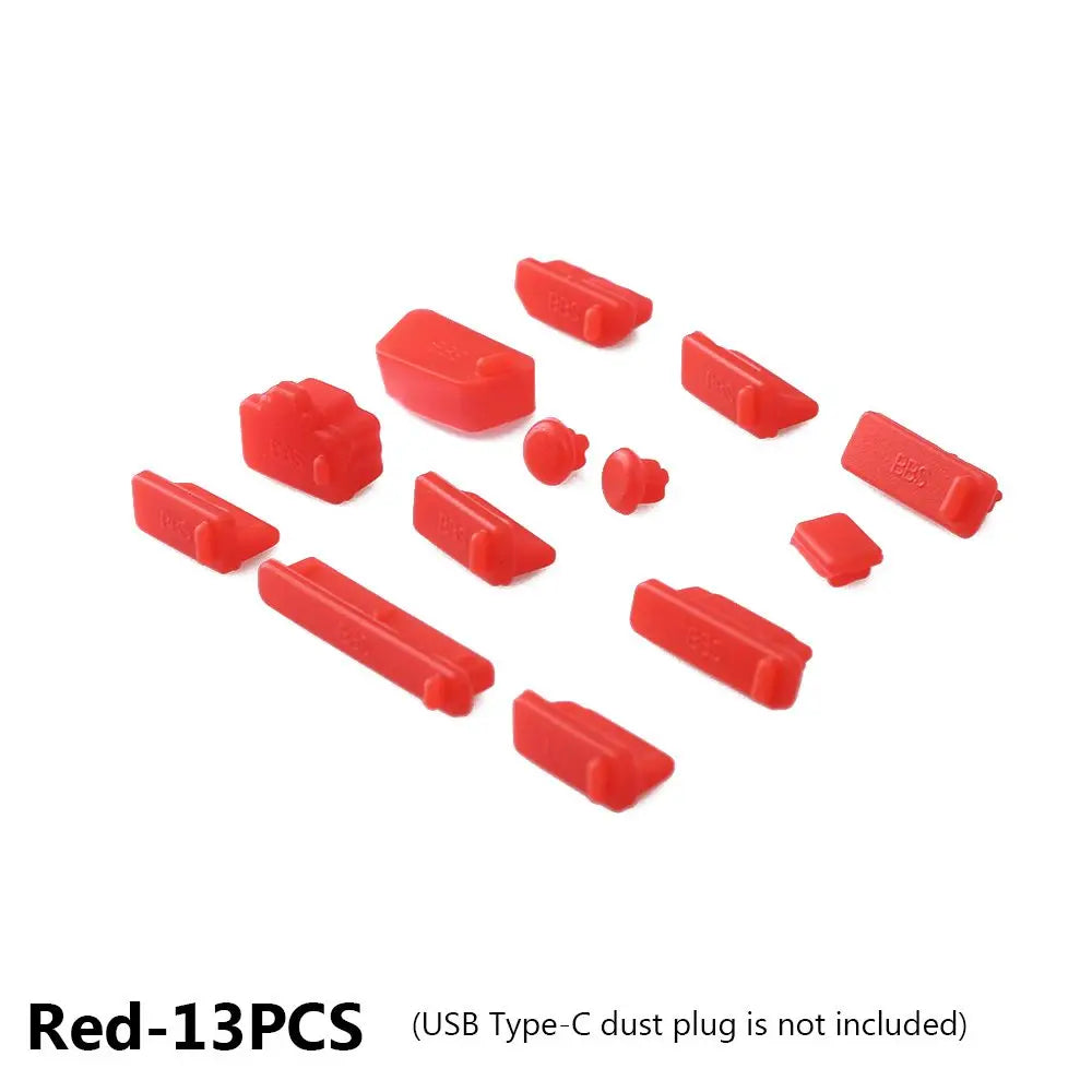 Colorful Universal RJ45 Interface Computer Accessories Laptop Anti Dust Plug Stopper USB Type-C Port Dustproof Cover