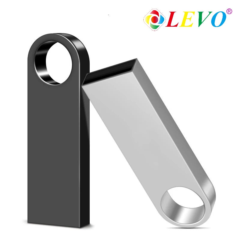 High Speed USB Flash Drive Metal Pen Drive 16GB 32GB 64GB 128GB 256GB Pendrives Waterproof USB Stick 2.0 Memory Stick