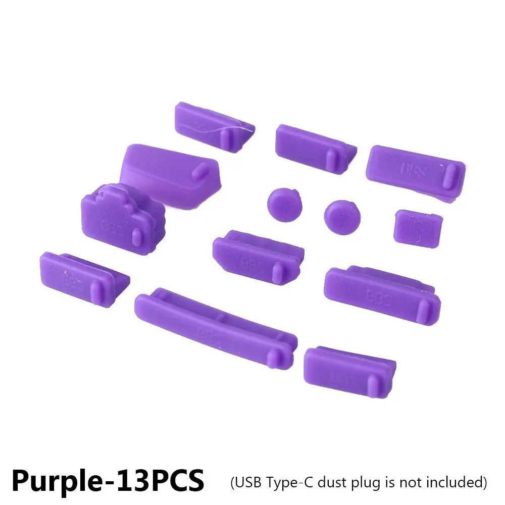 Colorful Universal RJ45 Interface Computer Accessories Laptop Anti Dust Plug Stopper USB Type-C Port Dustproof Cover