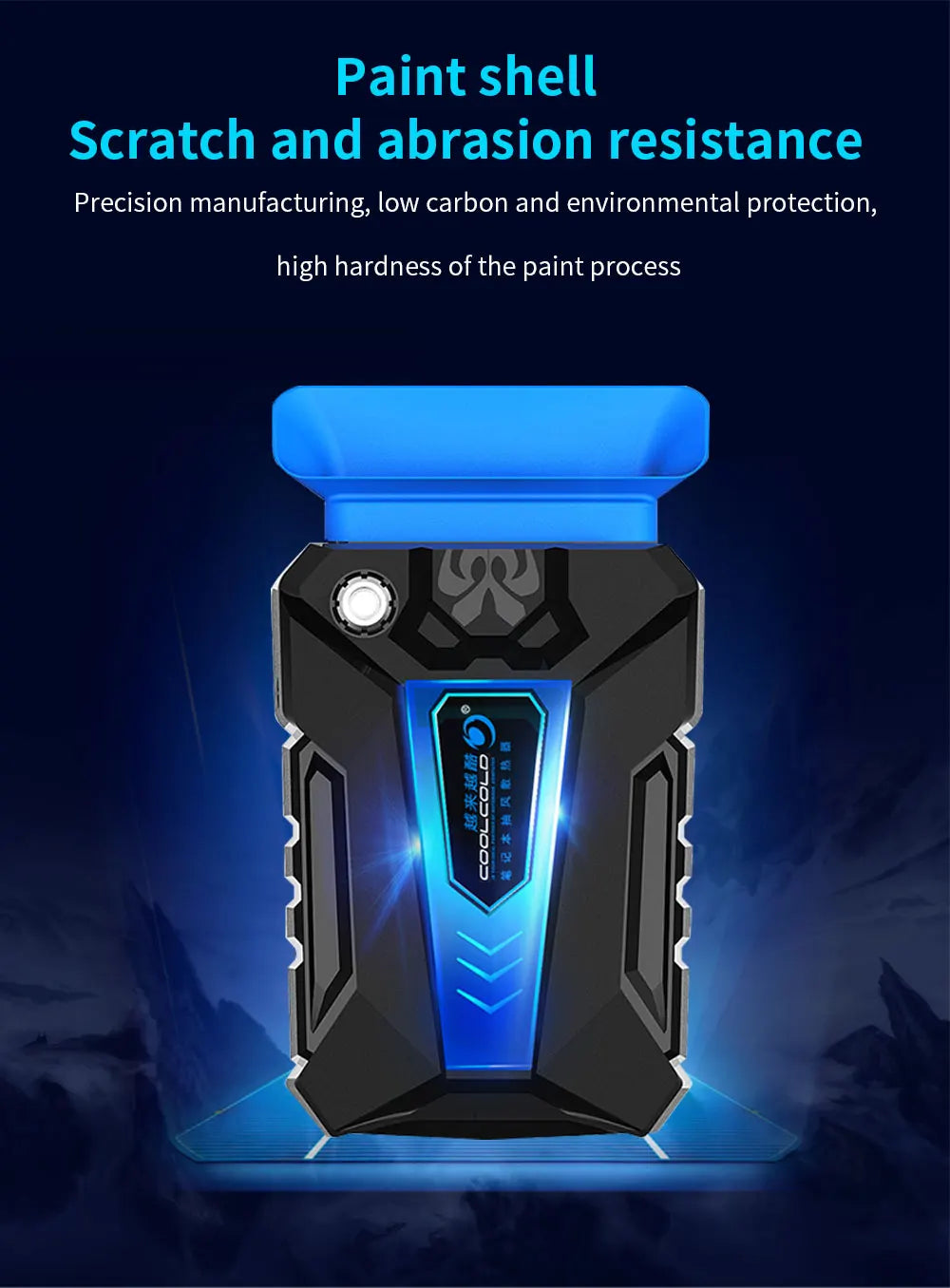 TISHRIC Portable Laptop Cooler External Extracting Laptop Cooling Fan Air Cooler Notebook For 15 15.6 17 Inch Laptop Accessories