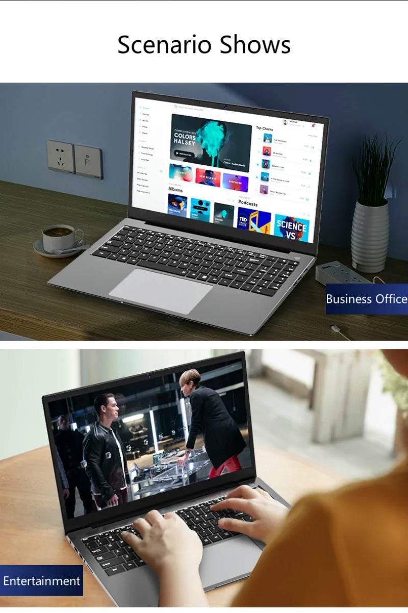 12th Gen i7 i5 15.6 Inch IPS Gaming Laptop i9 10880H i7 1260P NVIDIA MX550 2G NVMe Windows 11/10 Fingerprint Ultrabook Notebook
