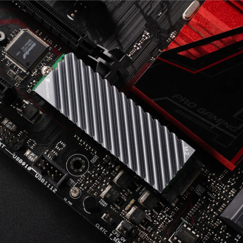 M2 SSD NVMe Heat Sink Jonsbo M2 2280 Solid State Hard Disk Aluminum Heatsink with Thermal Pad for Desktop PC Accessories