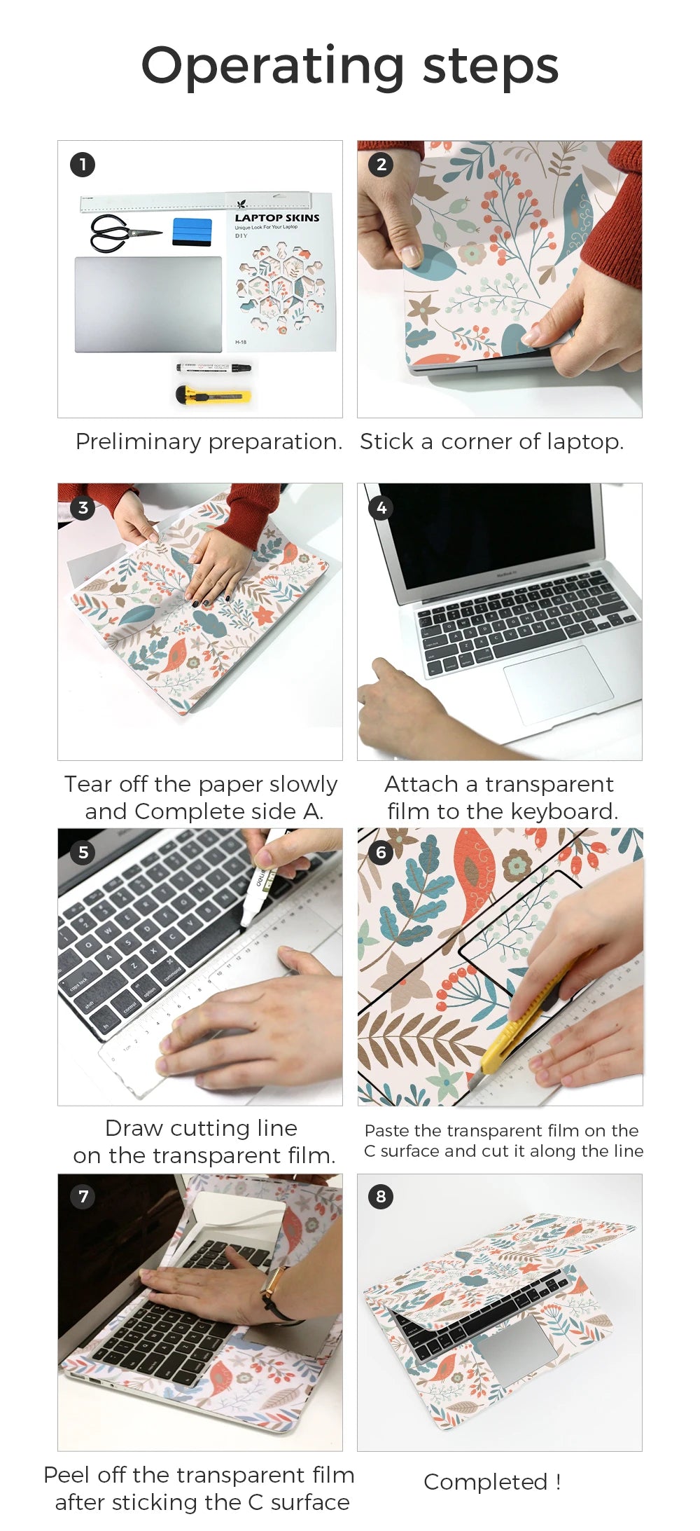 15.6 Laptop Skin sticker Silver Golden Laptop Protector Cover hp Fits for 10/12/13/14/15/17 inch Hp Dell Lenovo Asus Acer