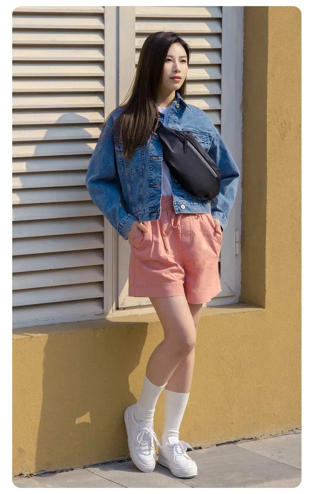 Xiaomi Mijia Backpack Sling Bag Leisure Chest Pack Small Size Shoulder Type Unisex Rucksack Crossbody Bag  2.25L Polyester