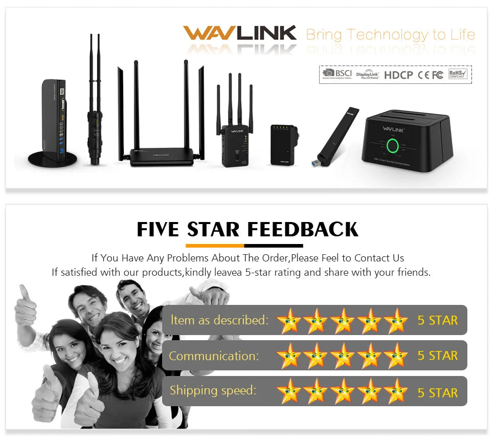 Wavlink HDD Docking Station Sata Hard Drive Enclosure SATA to USB 3.0 Adapter UASP For 2.5 3.5 SSD Disk Case HD Box Dock