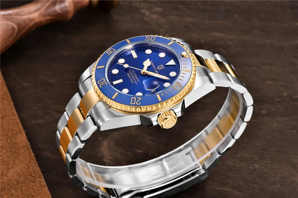 PAGANI Design Men Watches Automatic Mechanical Watch NH35 Stainless Steel 100M Sapphire Glass AR coating PD1639