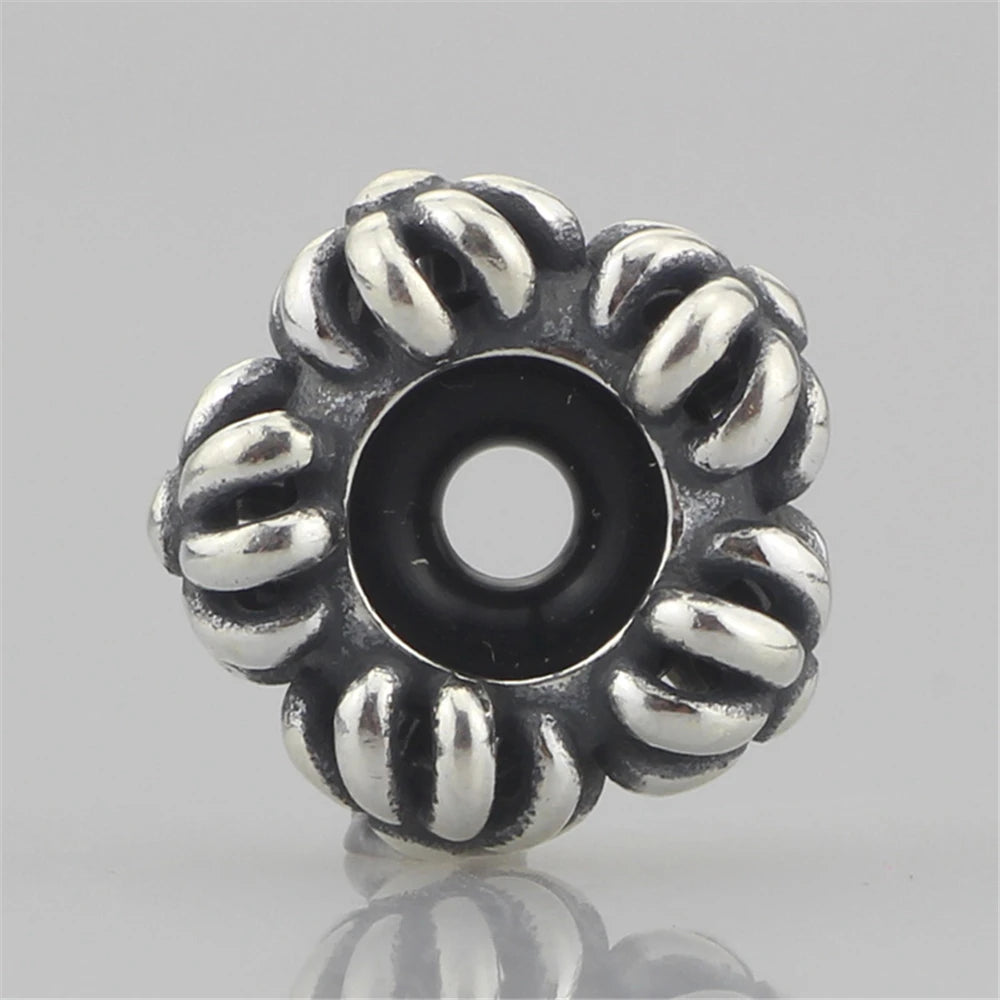 Mistletoe 925 Sterling Silver Cute Sweet Strawberries Stopper Spacer Charm Bead Fit European 3.0mm Bracelet Jewelry