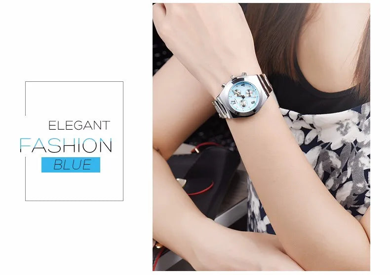 Fashion LONGBO Brand Luxury Waterproof Casual Quartz Watch Women Lady Gift Watches Waterproof Stainless Steel Watch Montre Femme