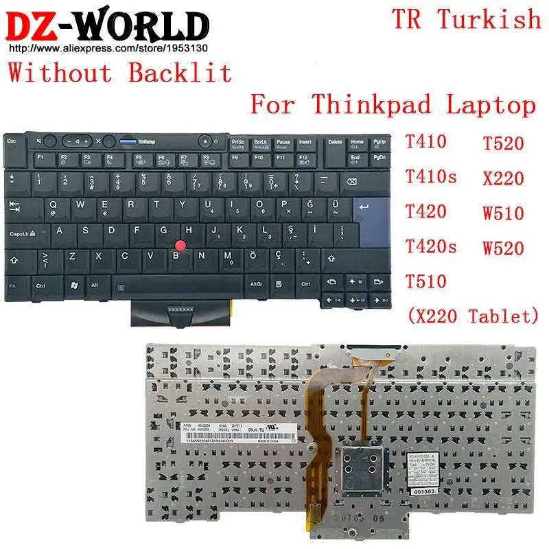 US RU UK LAS SP HB IL GK FR IC CFR IT HU BG English Keyboard for Lenovo Thinkpad T410 T420 S T510 T520 W510 W520 X220 i Laptop
