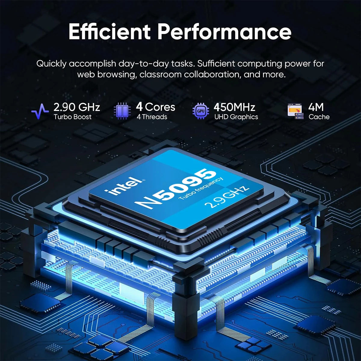 ACEKAMAS 17.3 inch Laptop Computer Intel N5095 Windows 11 Pro Fingerprint Office Laptops 16GB DDR4 1TB SSD Portable Notebook PC