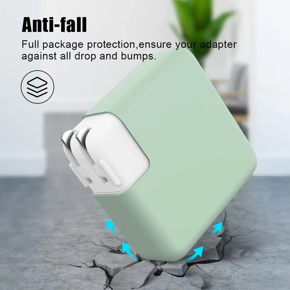 for MacBook Pro 16 inch A2485 2021 140W Charger Soft Silicone Power Adapte Case for MacBook 96 87 85 67 61 60 45 35 30 29W Case