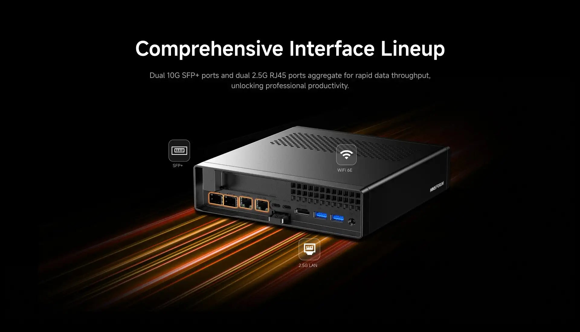 2x10G SFP Mini PC MINISFORUM MS-A2 AMD Ryzen 9 9955HX 7940HX 2.5G LAN 3*NVMe Windows 11 Workstation Mini Gamer Computer WiFi6E