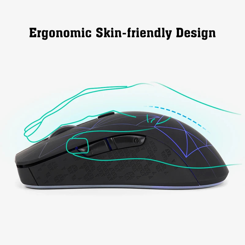 Xiaomi Wireless Mouse  3-level Dpi Speed Dual mode Led Light Pc Game Black Silent Usb 2 Devices Ergonomic For Macbook Pc Laptop