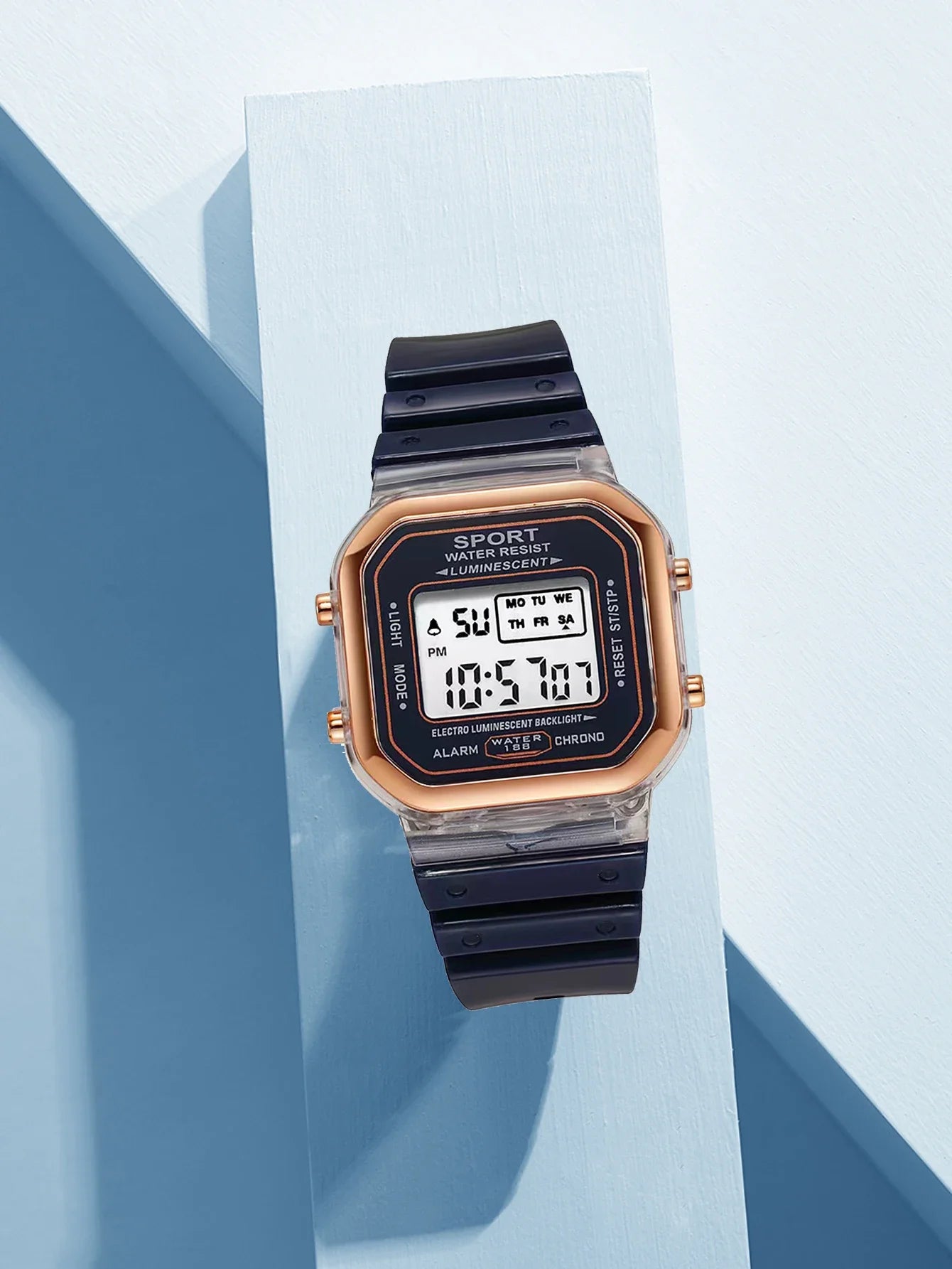 New Children's LED Digital Watch Student Multi Functional Outdoor Sports Watch Minimalist Men's and Women's Electronic Watch