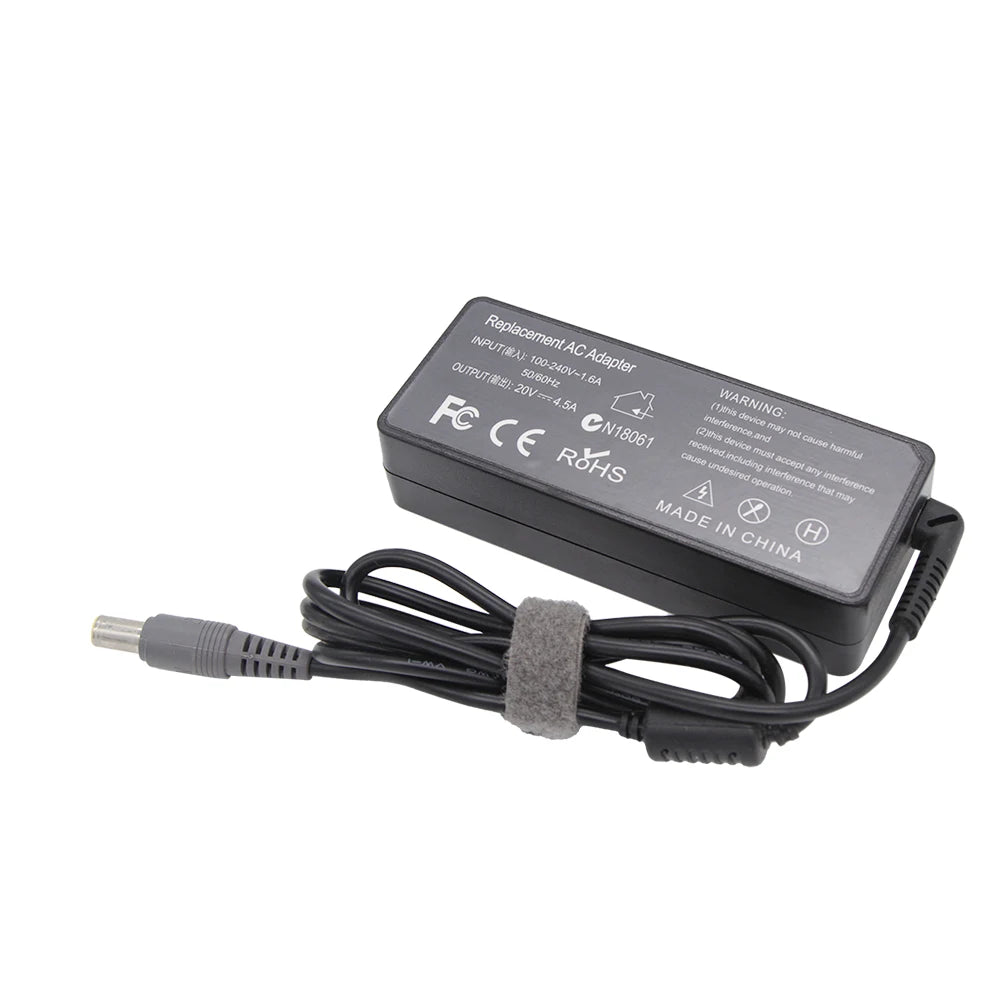 20V 4.5A 90W 7.9*5.5mm 8 pin AC Laptop Adapter For Lenovo T6 R6 Z6 X6 X200 X300 3000 C100 T60 E125 E430 E530 E4 Notebook Charger