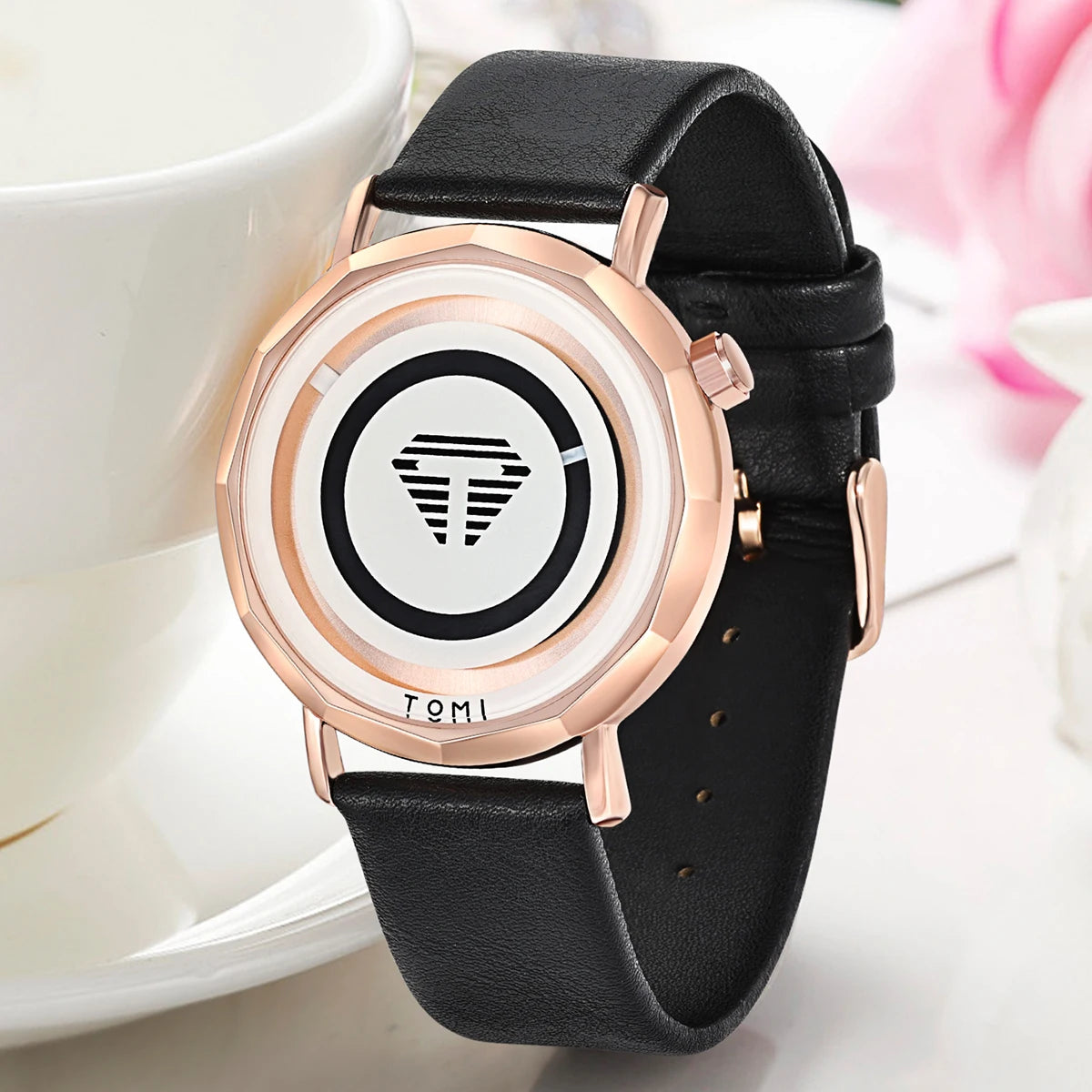 TOMI Women's Minimalist Retro Quartz Watch Fashion Creative Versatile Women's Watch Clock Gift Reloj Festival Gift