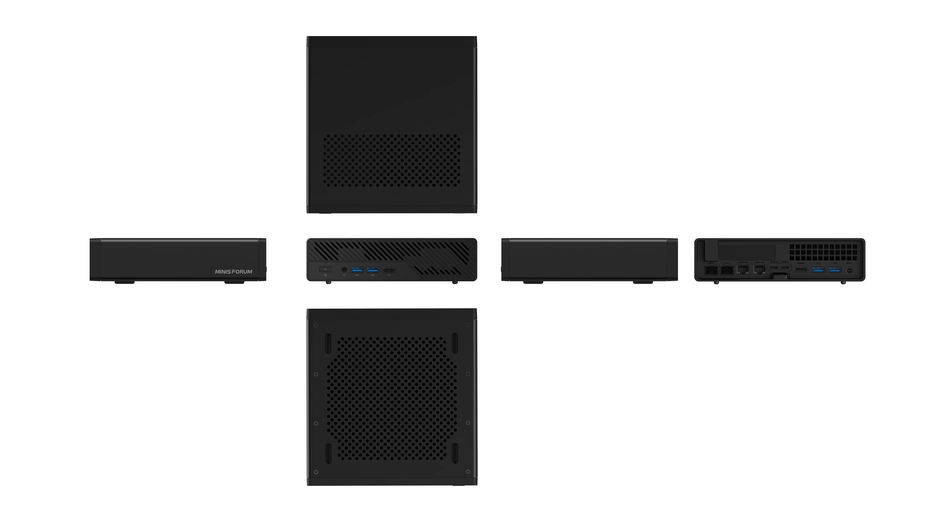 MINISFORUM MS-A2 MINI PC Ryzen 7 7945HX Ryzen 9 9955HX DDR5 (Up to 96GB) M.2 2280 NVMe SSD WiFi6E BT5.2 PCIe4.0*4 Gamer Computer