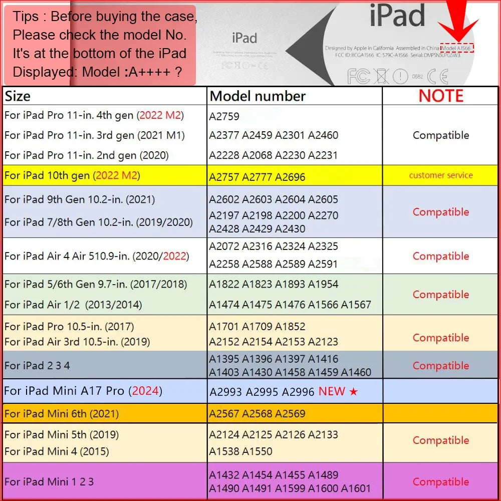 Cute cats case For Ipad Pro 13 M4 12.9 A16 11th 10th Generation  For Ipad Air 11 4/5 for Mini 6 7 Air 13 12.9 M2 M3 2025 Cover