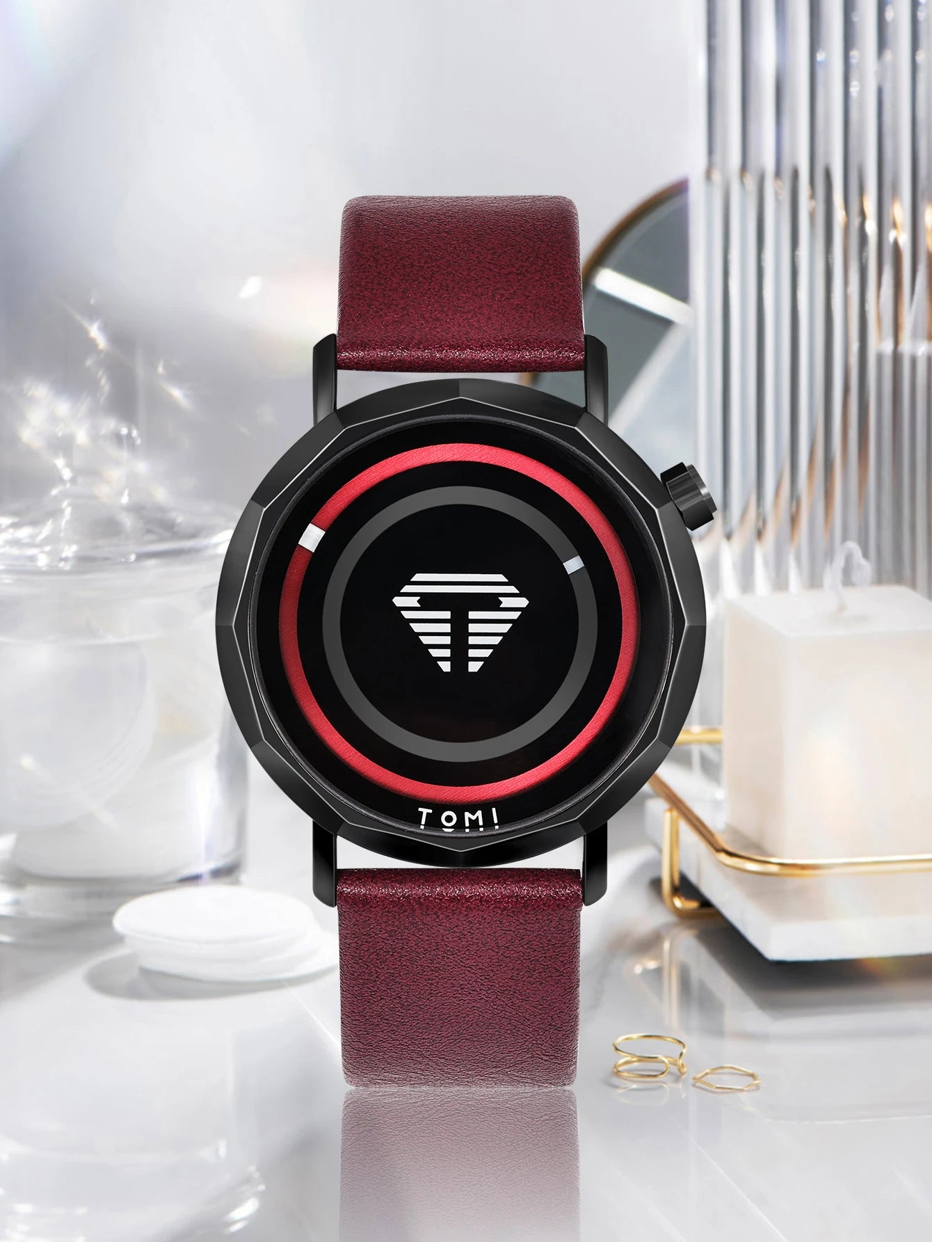 TOMI Women's Minimalist Retro Quartz Watch Fashion Creative Versatile Women's Watch Clock Gift Reloj Festival Gift