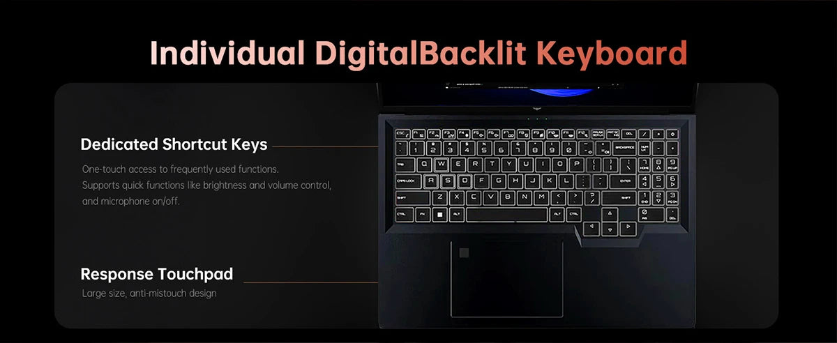 ACEKAMAS 2025 16" Gaming Laptop Intel Core i7 6700HQ GTX 1060 IPS 1920*1200 Windows 11 Pro Gamer PC DDR4 16GB SSD 1TB Laptops PC