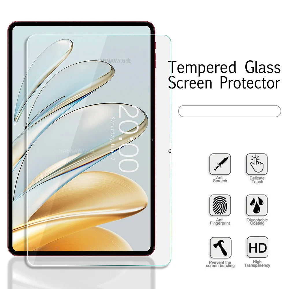 2 Pieces HD Scratch Proof Screen Protector Tempered Glass For Teclast T60AI 11.97 Oil-coating Tablet Protective Film