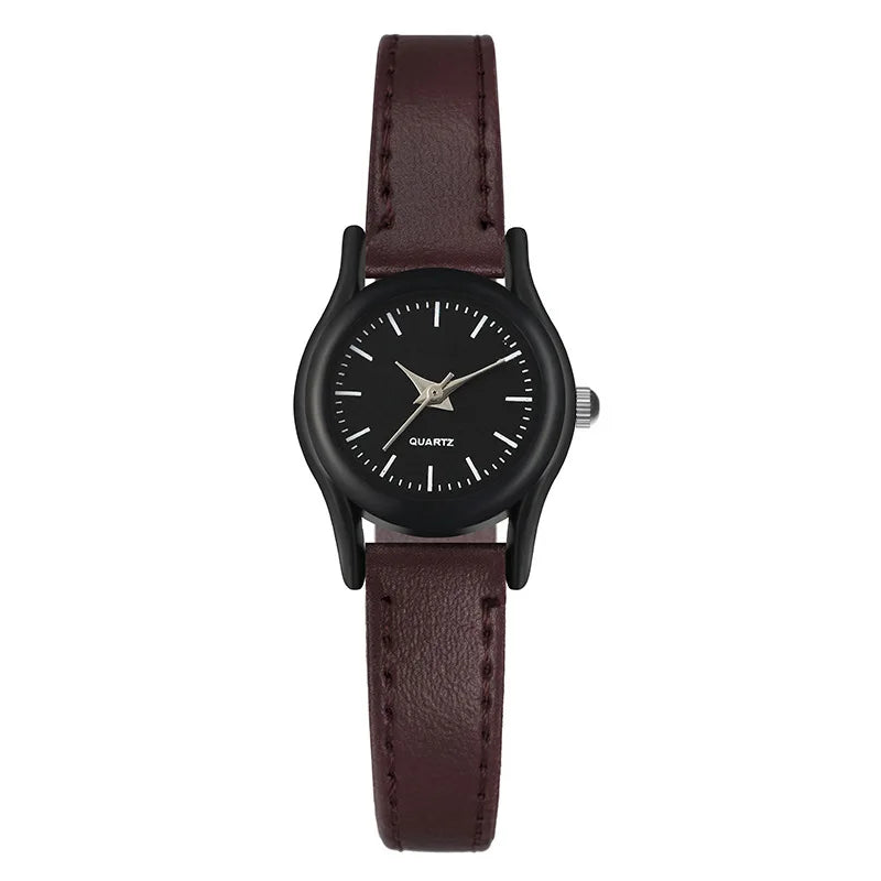 New Couples Watches Leather Strap Minimalist Fashion Quartz Wristwatches Multiple Colors for Loved Ones Gift Parejas Montre
