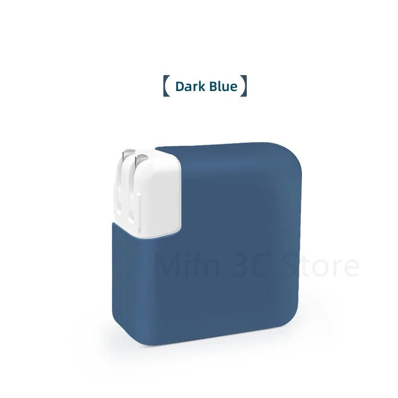 for MacBook Pro 16 inch A2485 2021 140W Charger Soft Silicone Power Adapte Case for MacBook 96 87 85 67 61 60 45 35 30 29W Case