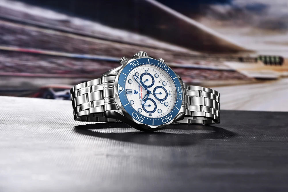 PAGANI DESIGN Men's Watches 2025 Top Brand Luxury Quartz Watch For Men Stainless Steel Chronograph Waterproof Sport VD53 Reloj