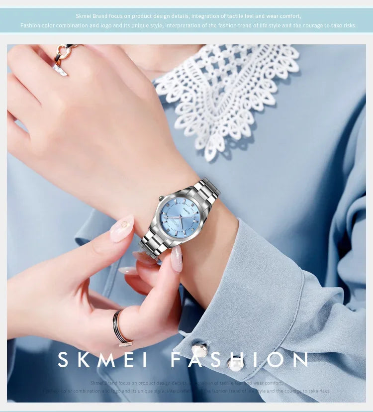 SKMEI1620  For Women Thin Lady Hour Ladies reloj mujer Fashion Simple Quartz Women Watch Movement Luxury Quartz Watches
