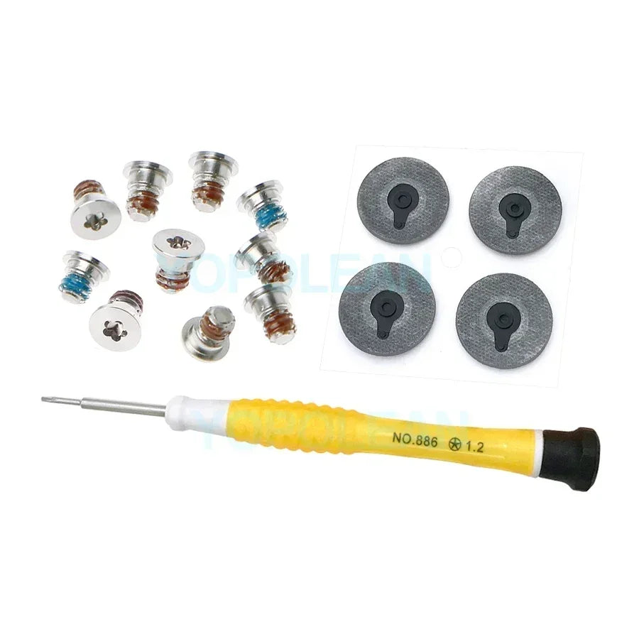 New Bottom Screw Screws + Rubber Feet + Srewdriver For Macbook Pro Retina 13" 15" A1398 A1425 A1502 2012 2013 2014 2015