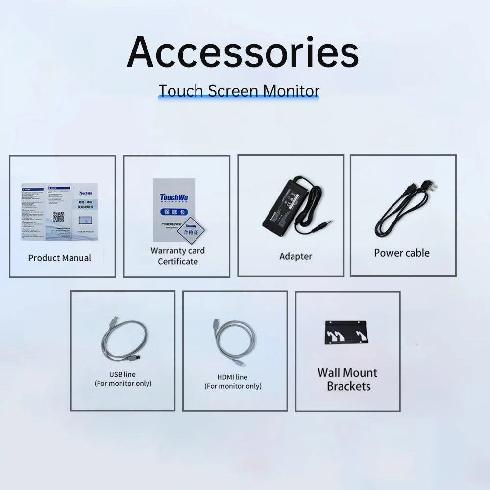 8 To 43 inch Wall mounted PCAP Multi Touch Screen Display Touchscreen Monitor Android 11 Tablet Win 10 Industiral All In One Pc