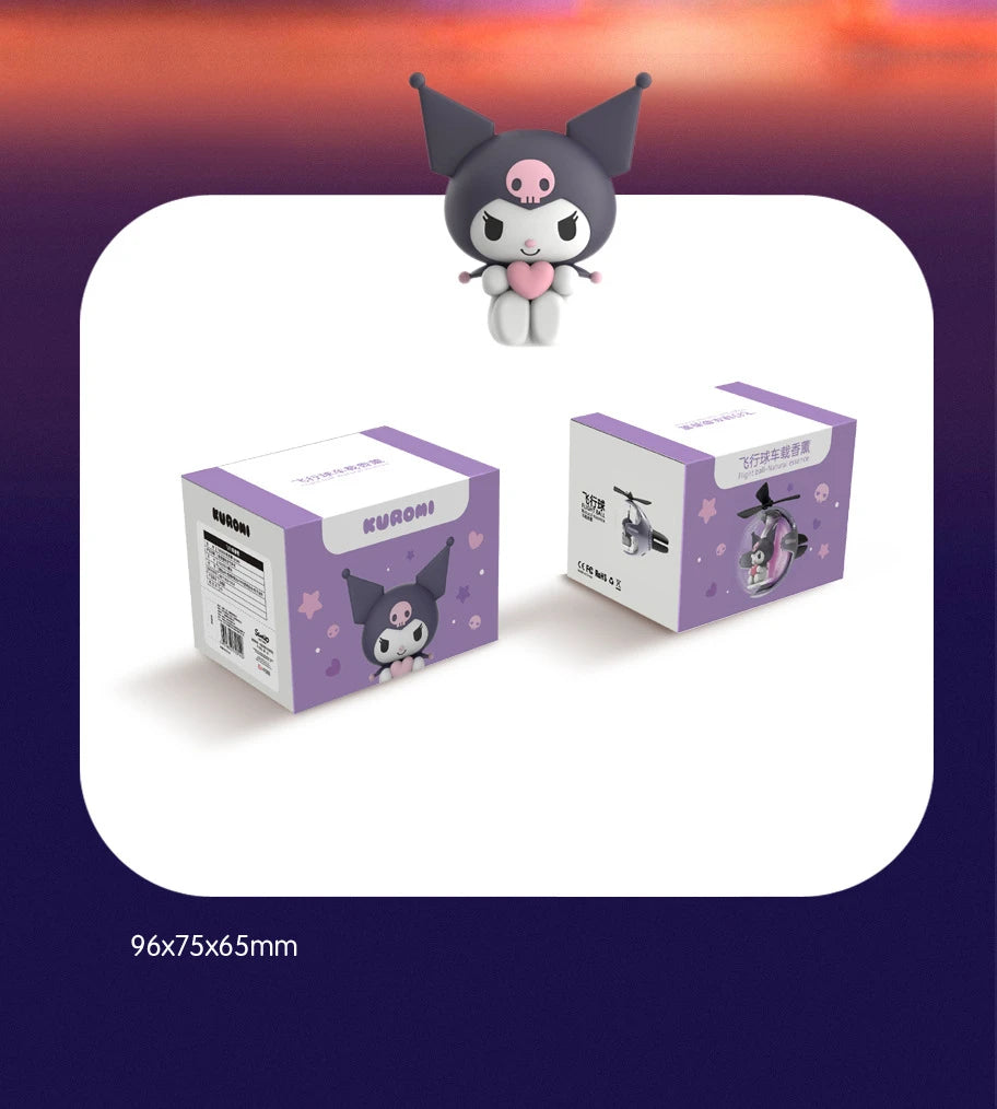 Sanrio Hello Kitty Car Air Freshener - Official Sanrio Aroma Diffuser for Car Vents, Cute Creative Decor Accessory Gift