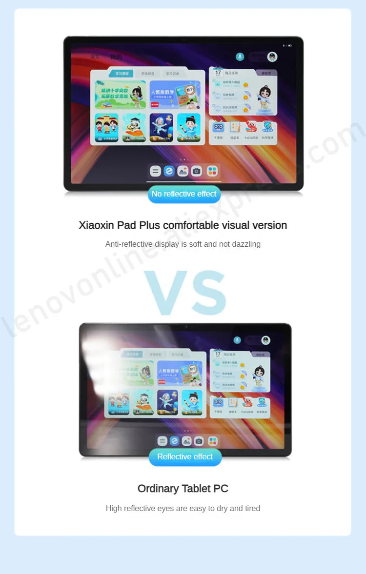 Global Rom Lenovo Xiaoxin Pad Plus 12.7 8G128G Student Friendly for E learning  Work 2 in 1 Design Matte Anti glare Display 12.7
